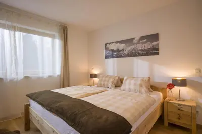 Ein Bett oder Betten in einem Zimmer der Unterkunft Landhaus Wöss