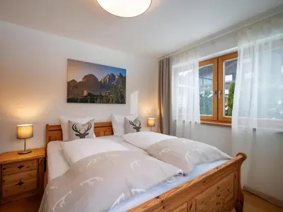 Ein Bett oder Betten in einem Zimmer der Unterkunft Landhaus Wöss