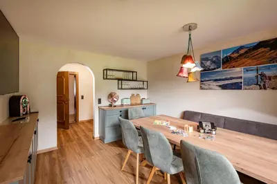 Küche/Küchenzeile in der Unterkunft Ferienwohnung Berta