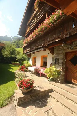 Ein Garten an der Unterkunft Schoberhof