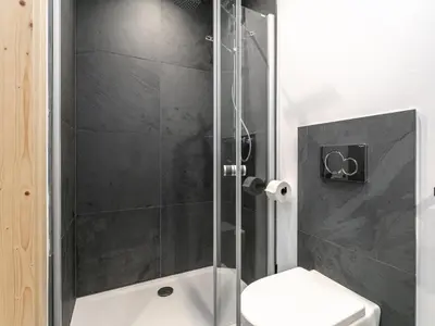 Ein Badezimmer in der Unterkunft Kaiserblick Gasteig