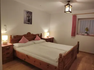 Ein Bett oder Betten in einem Zimmer der Unterkunft Ferienwohnung Juna