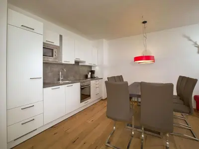 Küche/Küchenzeile in der Unterkunft Apartment in Neukirchen near Ski Lift & Sauna