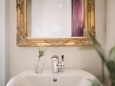 Ein Badezimmer in der Unterkunft Neschtl