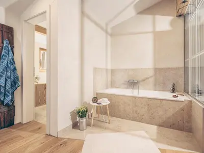 Ein Badezimmer in der Unterkunft Neschtl