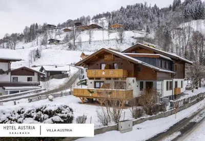 Villa Austria Saalbach im Winter