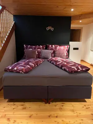 Ein Bett oder Betten in einem Zimmer der Unterkunft Appartement Steinberg