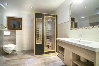 Ein Badezimmer in der Unterkunft Camping Inntal
