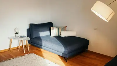 Ein Bett oder Betten in einem Zimmer der Unterkunft Haus Edelweiss