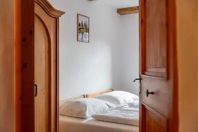 Ein Bett oder Betten in einem Zimmer der Unterkunft Apartment Uttendorf