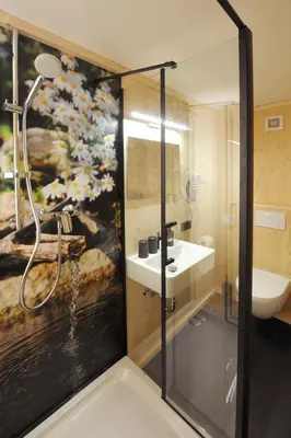 Ein Badezimmer in der Unterkunft Chalet Unterellmau
