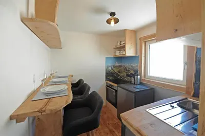 Küche/Küchenzeile in der Unterkunft Chalet Unterellmau