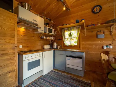 Küche/Küchenzeile in der Unterkunft Pauls-Hütte