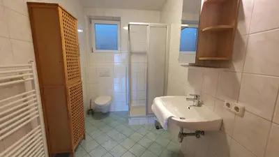Ein Badezimmer in der Unterkunft Haus Carina