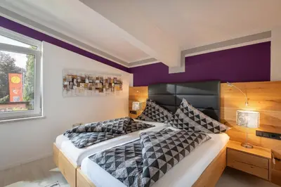 Ein Bett oder Betten in einem Zimmer der Unterkunft Apartment Lichtoase