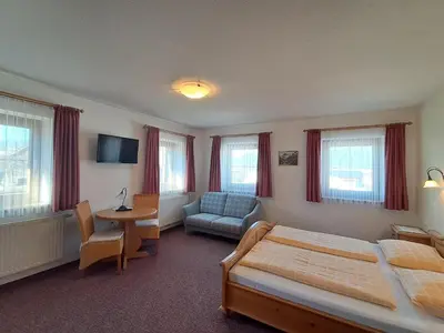 Ein Bett oder Betten in einem Zimmer der Unterkunft Foidlhof - Privatzimmer