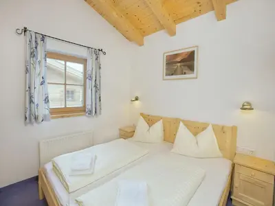 Ein Bett oder Betten in einem Zimmer der Unterkunft Chalet in Austria near Ski Bus and Sauna