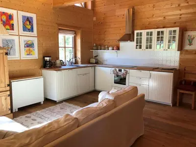 Küche/Küchenzeile in der Unterkunft The Lodge