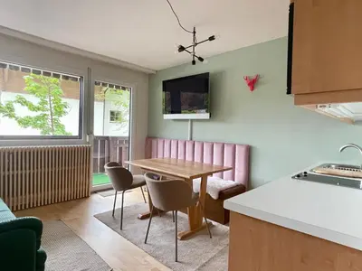Küche/Küchenzeile in der Unterkunft An der Gondel - Haus Thalgau