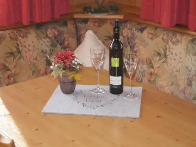 Getränke in der Unterkunft Holiday apartment near ski area