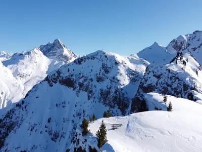 Holiday apartment near ski area im Winter