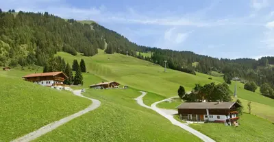 Naturlandschaft in der Nähe des Ferienhauses
