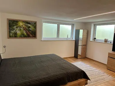 Ein Bett oder Betten in einem Zimmer der Unterkunft Haus Tutsi