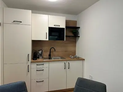 Küche/Küchenzeile in der Unterkunft Haus Tutsi