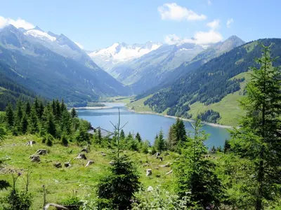 Naturlandschaft in der Nähe der Ferienwohnung