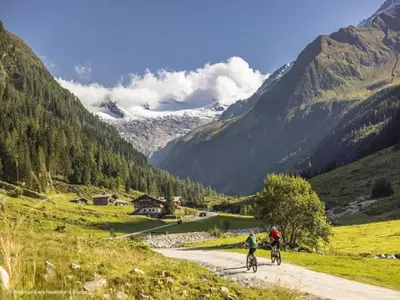 Naturlandschaft in der Nähe des Chalets