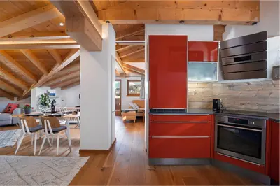 Küche/Küchenzeile in der Unterkunft NA-Home Reith bei Kitzbühel Kaiser Loft