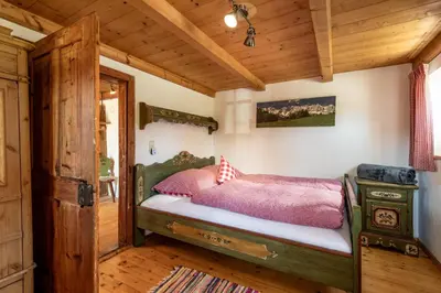 Ein Bett oder Betten in einem Zimmer der Unterkunft KaiserGattern