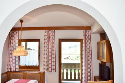 Ein Bett oder Betten in einem Zimmer der Unterkunft Tennladen Apartments
