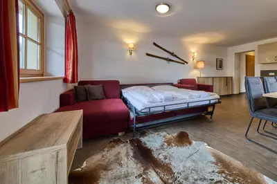 Ein Sitzbereich in der Unterkunft Apartment Residence Top 1
