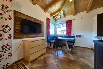 Küche/Küchenzeile in der Unterkunft Apartment Wallner