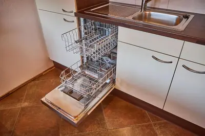 Küche/Küchenzeile in der Unterkunft Apartment Wallner