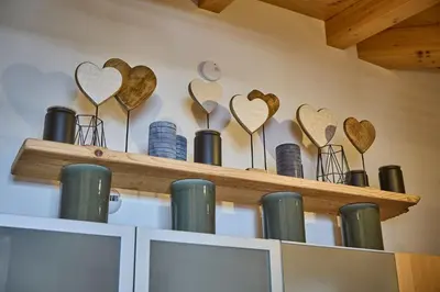 Küche/Küchenzeile in der Unterkunft Apartment Wallner