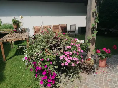 Ein Garten an der Unterkunft Haus Riedmann Christine