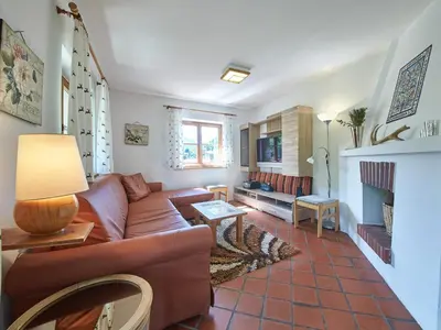Ein Sitzbereich in der Unterkunft Chalet Felix by we rent, JOKERCARD INCLUDED
