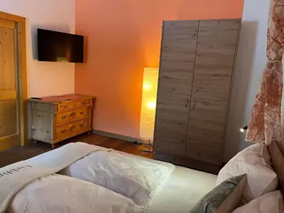 Ein Bett oder Betten in einem Zimmer der Unterkunft Appartement Berghof 