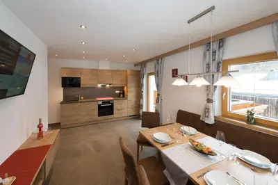 Küche/Küchenzeile in der Unterkunft Vorderbichlhof Urlaub am Bauernhof
