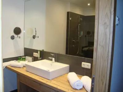 Ein Badezimmer in der Unterkunft Franzlhof