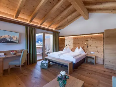 Ein Bett oder Betten in einem Zimmer der Unterkunft Franzlhof