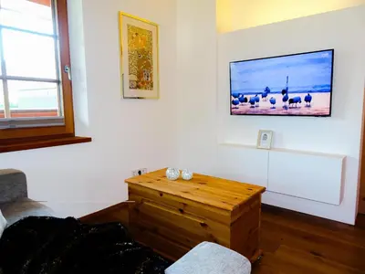 TV/Unterhaltungsangebot in der Unterkunft Ferienappartement Mankei