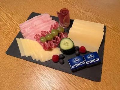 Essen in der Pension oder in der Nähe