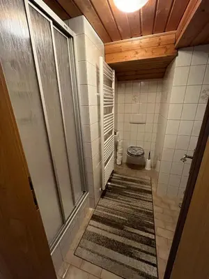 Ein Badezimmer in der Unterkunft Schmidhof