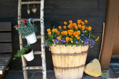 Ein Garten an der Unterkunft Schmidhof