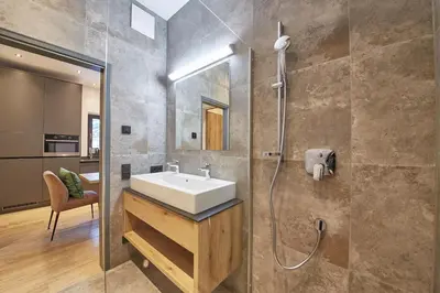 Ein Badezimmer in der Unterkunft Apartment Comfort