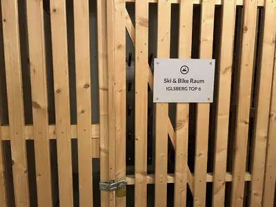 Ein Zertifikat, Auszeichnung, Logo oder anderes Dokument, das in der Unterkunft Apartment Iglsberg Top 6 ausgestellt ist