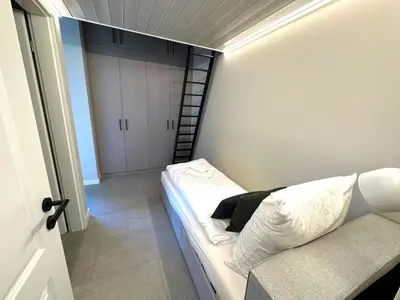 Ein Bett oder Betten in einem Zimmer der Unterkunft Chalet in Niederau